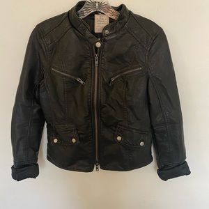 Free People Vegan leather Jacket